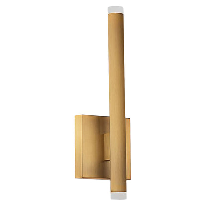 Dainolite 10W Wall Sconce, Aged Brass with White Acrylic Diffuser WLS-1410LEDW-AGB