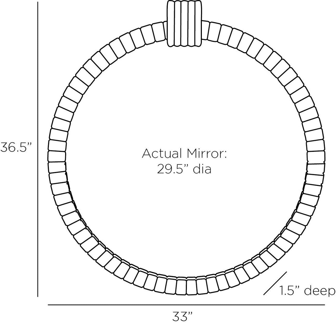 Arteriors Home Xandra Mirror WMI25