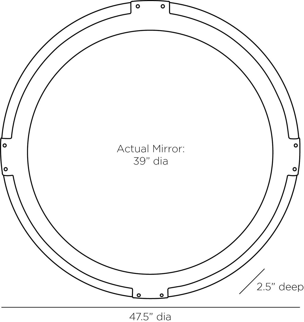 Arteriors Home Asmara Mirror WMI31