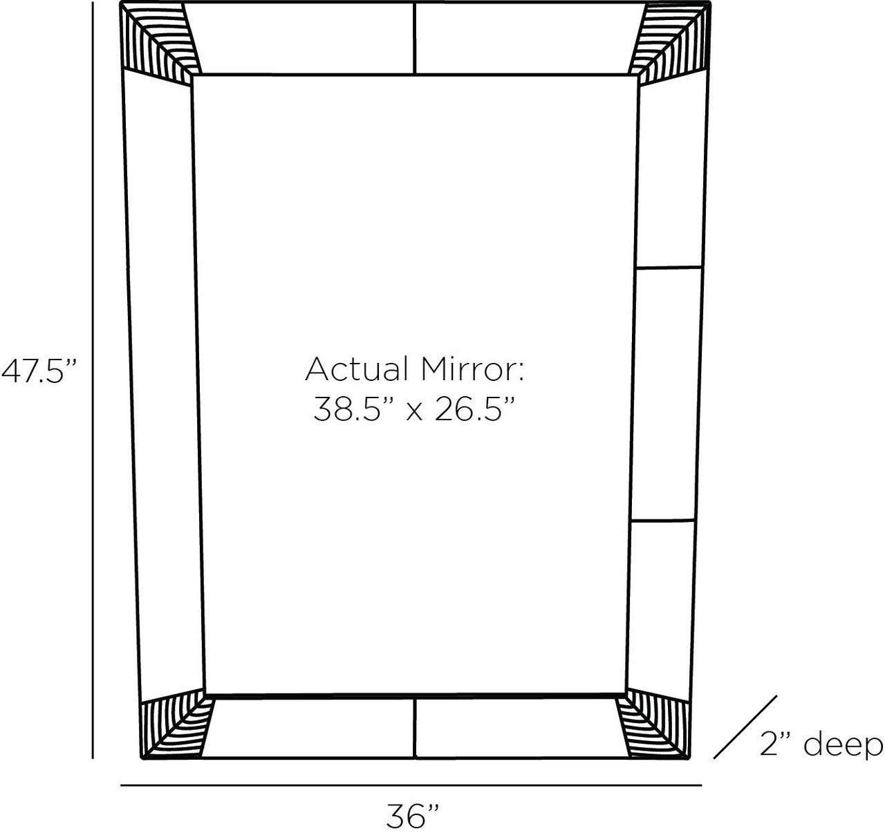 Arteriors Home Amara Mirror WMI32