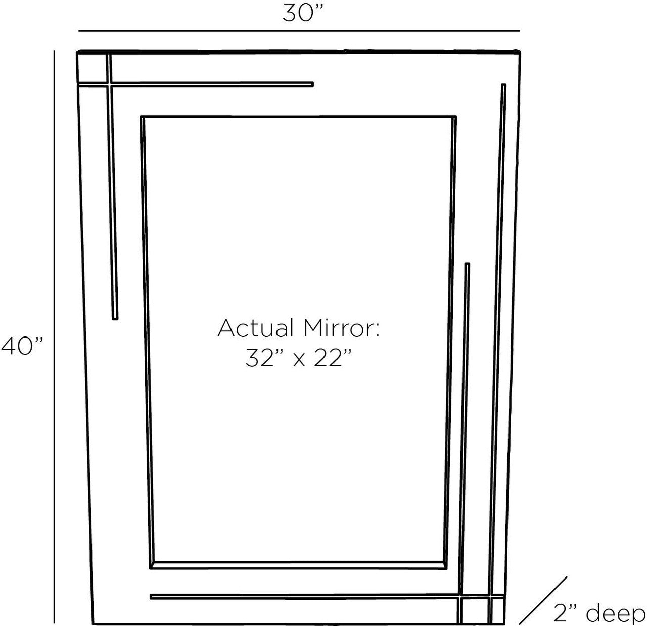 Arteriors Home Yvette Mirror WMI33