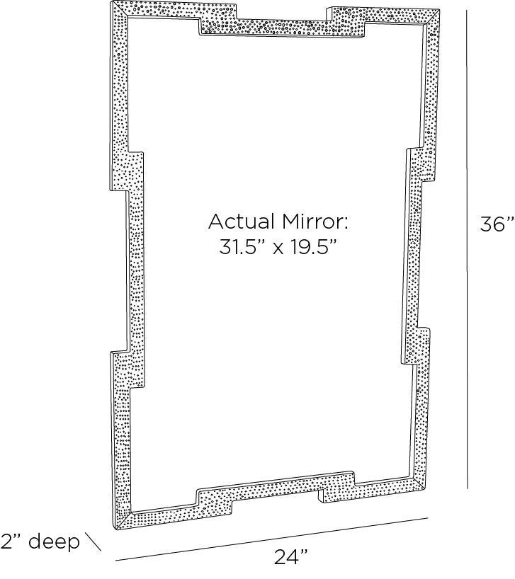 Arteriors Home Creedence Mirror WMI52