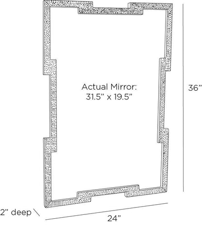 Arteriors Home Creedence Mirror WMI52