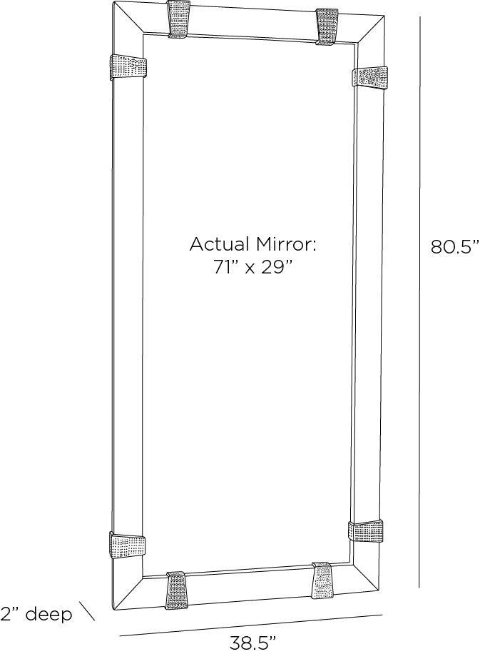 Arteriors Home Covington Floor Mirror WMI53