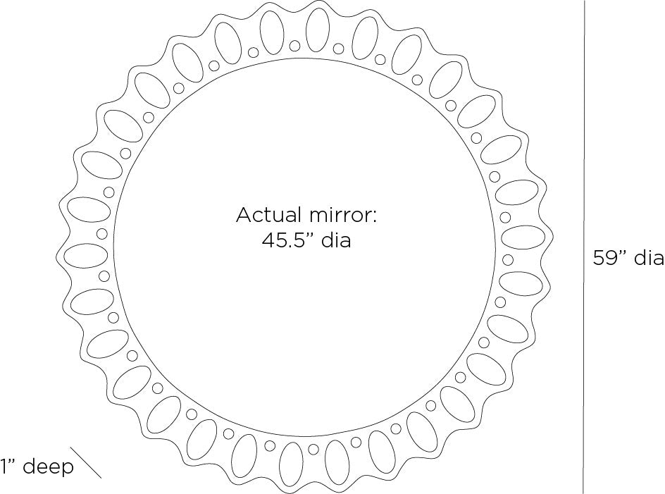 Arteriors Home Greenly Mirror WMI57