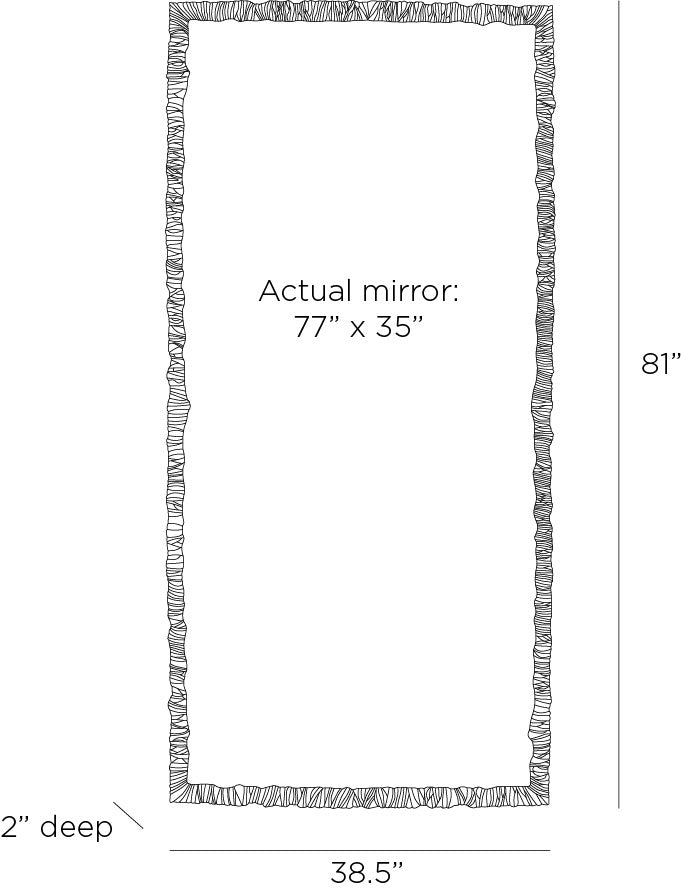 Arteriors Home Hawkins Floor Mirror WMI59