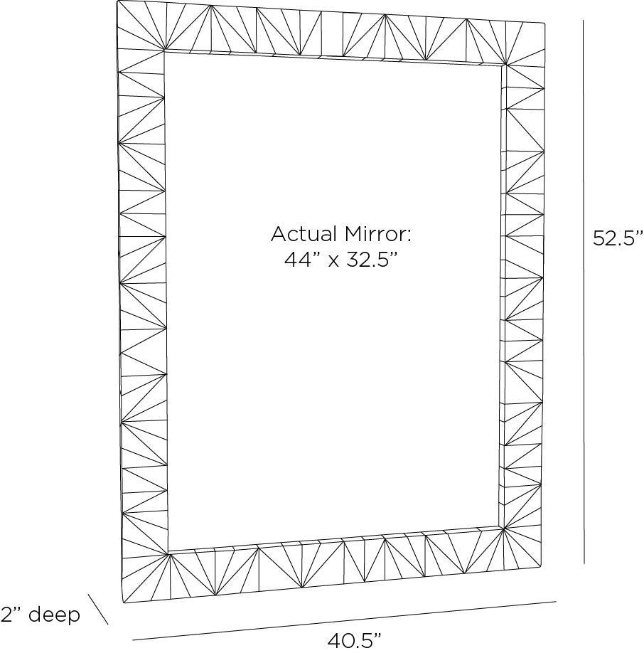 Arteriors Home Calico Mirror WMS04