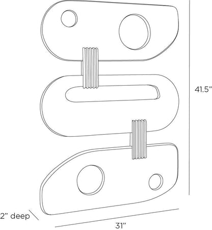 Arteriors Home Ebber Plaque WPI03