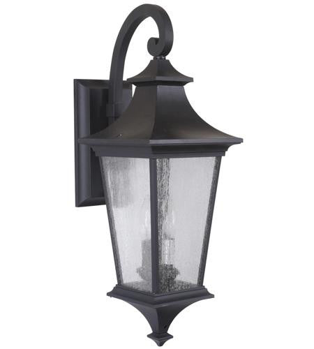 Craftmade 2 Light Medium Wall Mount in Midnight Z1364-MN