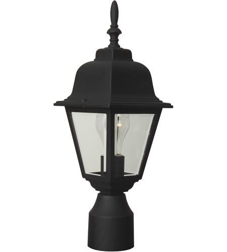 Craftmade 1 Light Post Mount in Matte Black Z175-TB