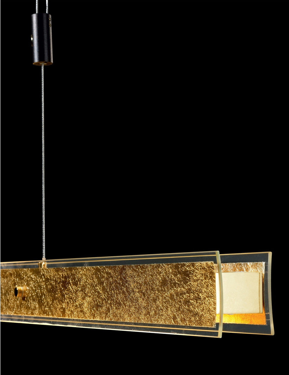 Arnsberg Linea Pendant Fixture in Gold Leaf Z2988.130.58