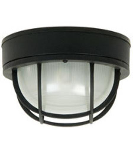 Craftmade 1 Light Large Flushmount in Matte Black Z395-TB