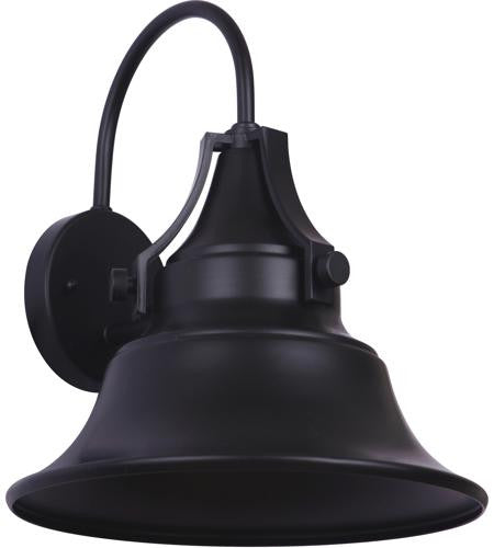 Craftmade Union 1 Light Medium Lantern in Midnight with Metal Shade in Midnight Z4414-MN