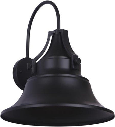 Craftmade Union 1 Light Large Wall Mount in Midnight with Metal Shade in Midnight Z4424-MN