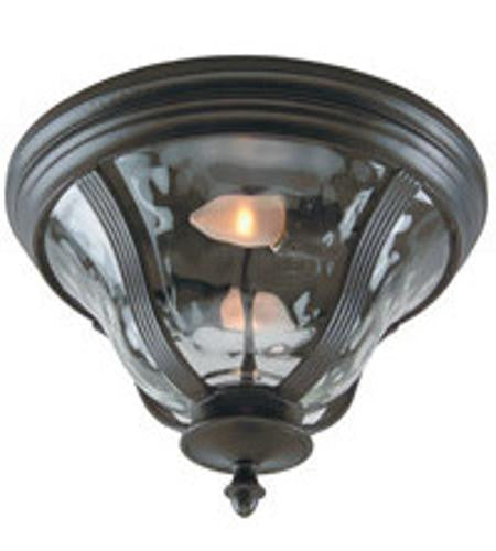 Craftmade Frances 2 Light Outdoor Flushmount in Oiled Bronze Outdoor Z6017-OBO