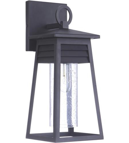 Craftmade Small 1 Light Outdoor Lantern in Matte Black ZA2704-TB