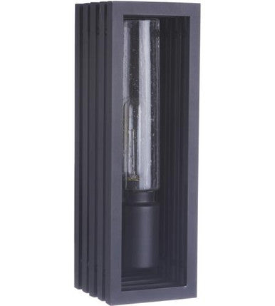 Craftmade Small 1 Light Outdoor Lantern in Matte Black ZA2800-TB