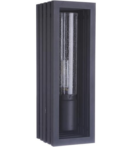 Craftmade Medium 1 Light Outdoor Lantern in Matte Black ZA2810-TB