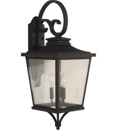 Craftmade Large 3 Light Outdoor Lantern in Matte Black ZA2924-TB