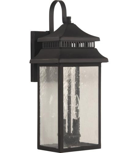 Craftmade Medium 2 Light Outdoor Lantern in Matte Black ZA3114-TB