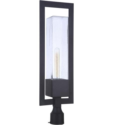 Craftmade 1 Light Post Mount in Midnight ZA4025-MN