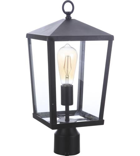 Craftmade Olsen Outdoor Post 1  Light  Midnight in Midnight ZA4615-MN