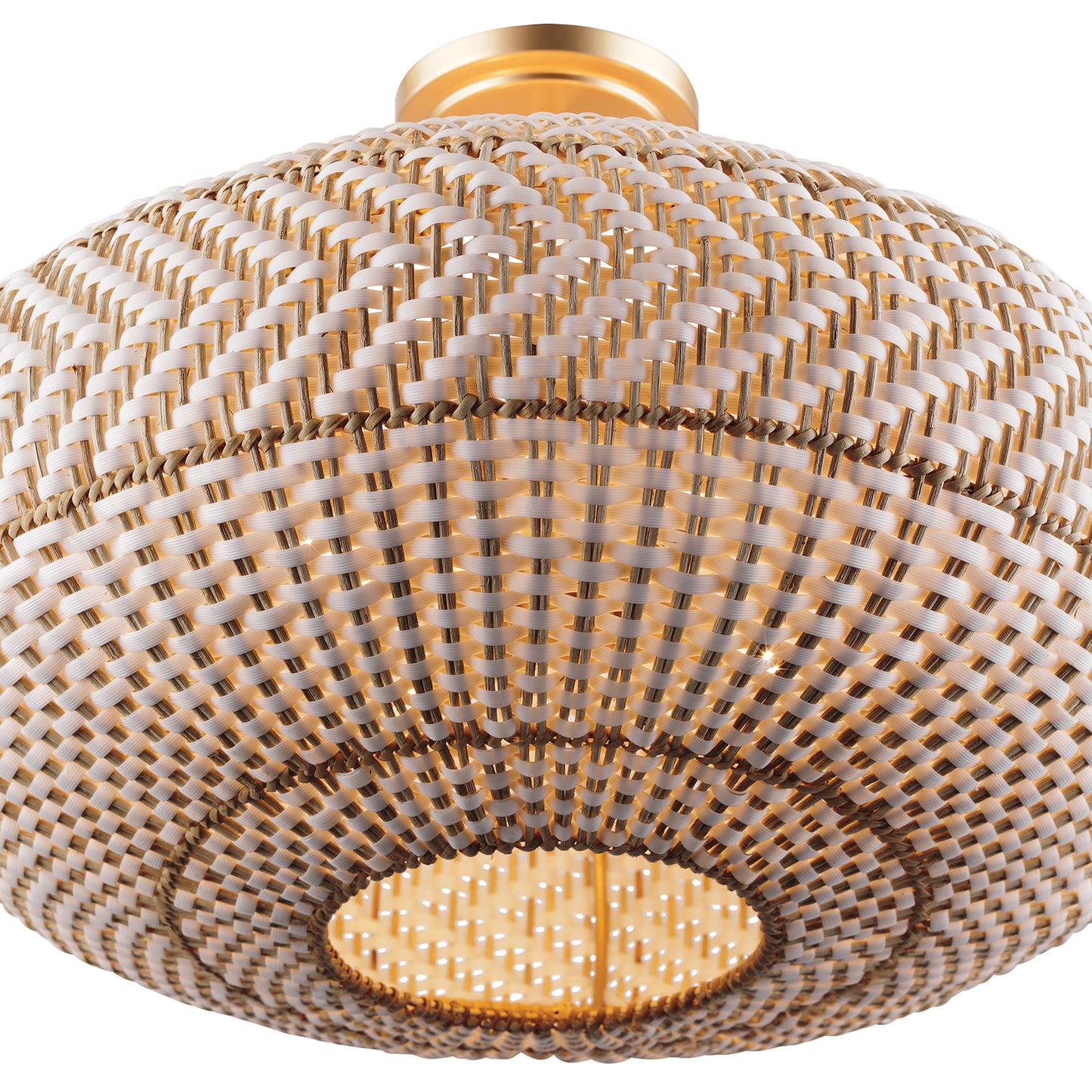 Crystorama Zanzibar 4 Light Soft Gold Semi Flush ZAN-9014-SG_CEILING