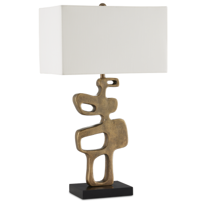 Currey & Co. Mithra Brass Table Lamp 6000-0884