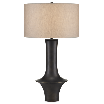 Currey & Co. 32.5" Silvestri Black Table Lamp 6000-0888