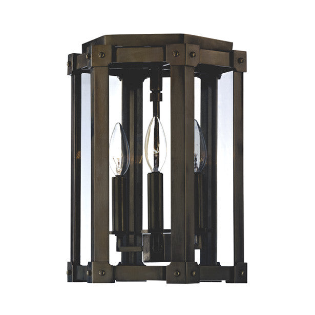 Hudson Valley Lighting Roxbury Semi Flush in Distressed Bronze 6200-DB