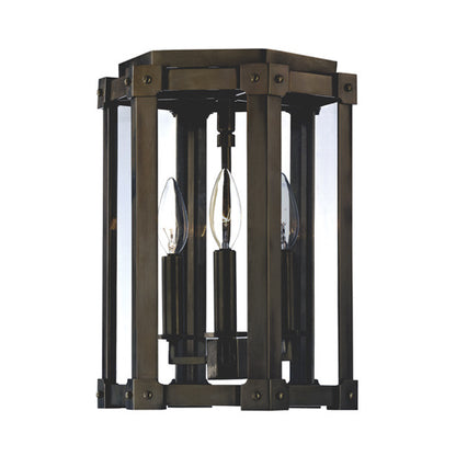 Hudson Valley Lighting Roxbury Semi Flush in Distressed Bronze 6200-DB