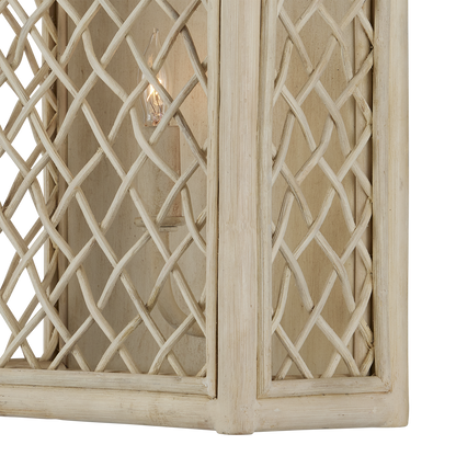 Currey & Co. Wanstead Ivory Wall Sconce 5000-0233