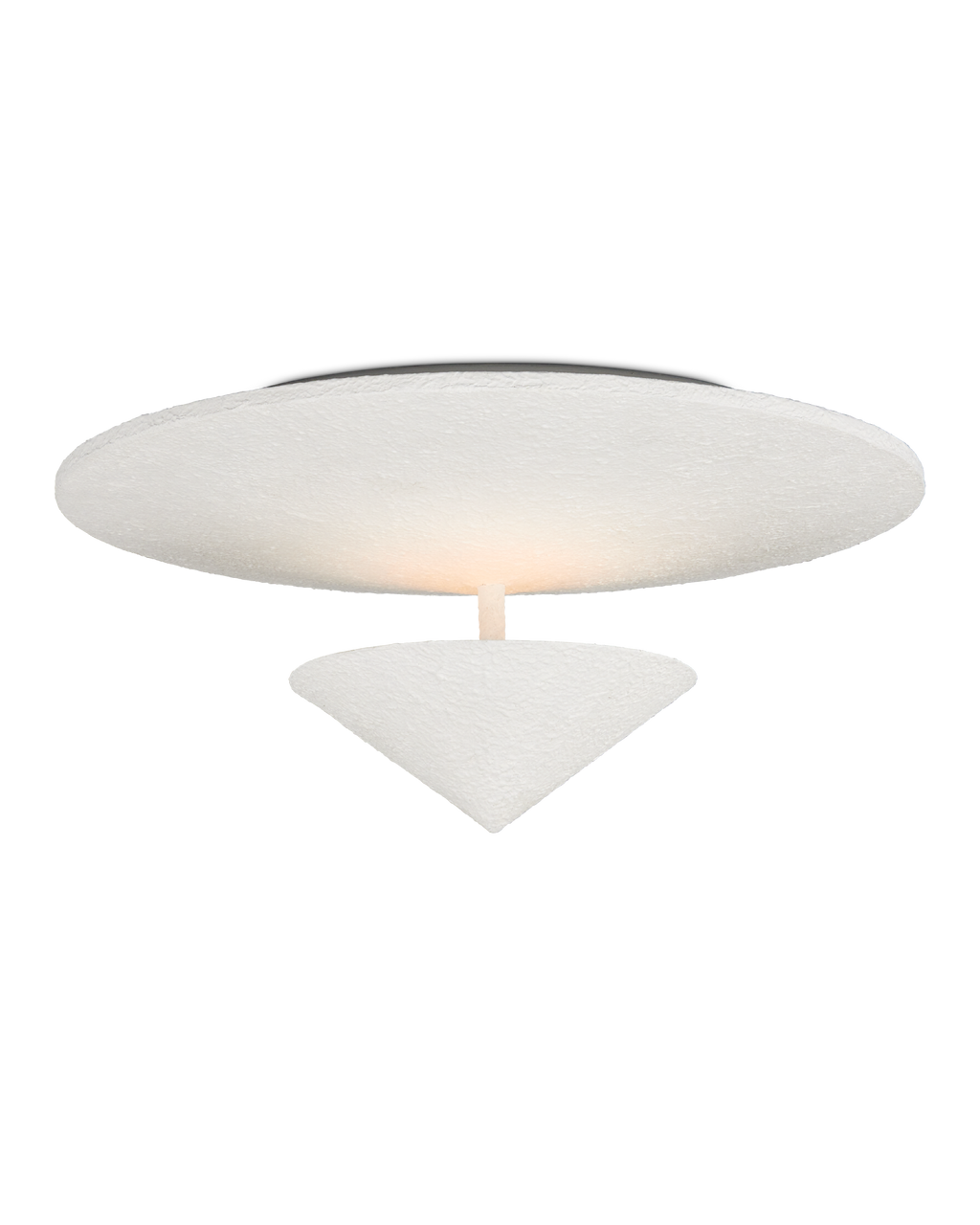 Currey & Co Empyrean Flush Mount in Yeso Blanco 9999-0075