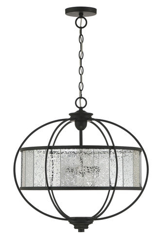 Lumanity Lighting Arwen 3-Light Glass Orb Chandelier in Painted Oil Rubbed Bronze  L098-0001