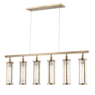 Hudson Valley Lighting Marley Linear in Aged Brass 9146-AGB