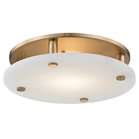 Hudson Valley Lighting Croton Flush Mount in Aged Brass 4715-AGB