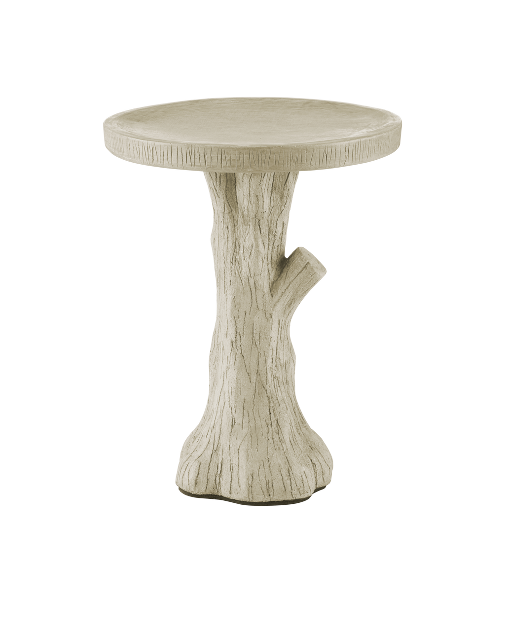 Currey & Co. Faux Bois Medium Bird Bath 2200-0045