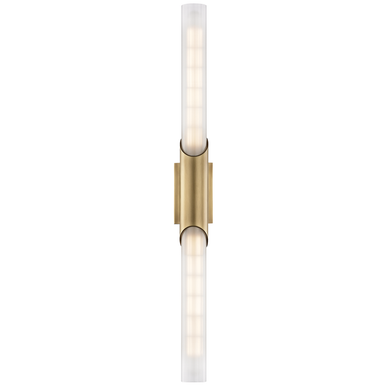 Hudson Valley Lighting Pylon Wall Sconce in Aged Brass 2142-AGB