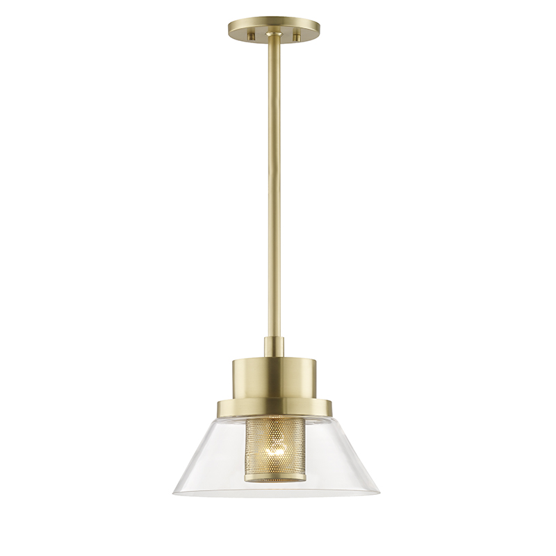 Hudson Valley Lighting Paoli Pendant in Aged Brass 4031-AGB