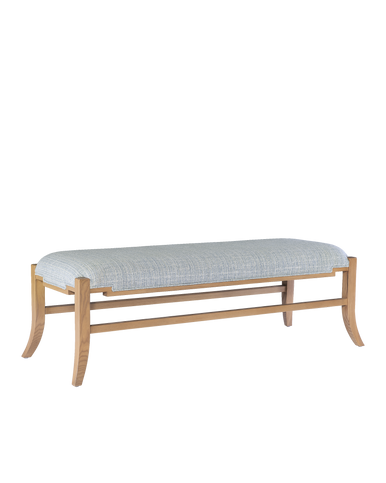 Currey & Co. Melanie Blonde Bench, Greenlight Powder 7000-1002