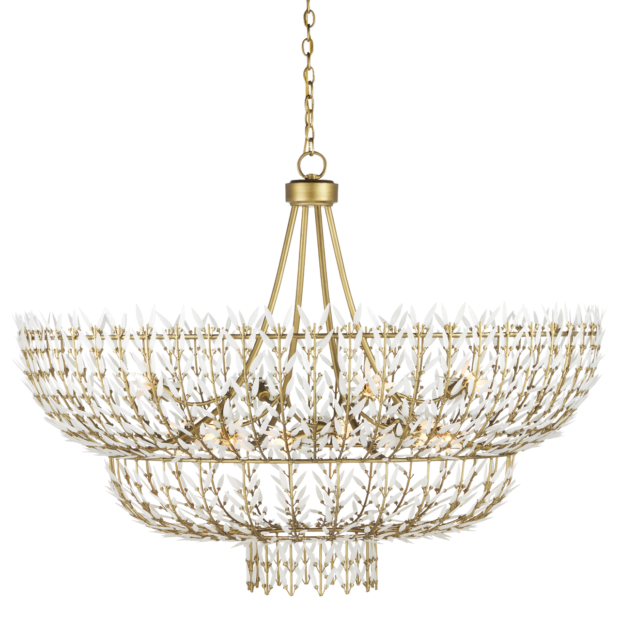 Currey & Co. Magnum Opus 56" Large 12-Light Chandelier 9000-1119