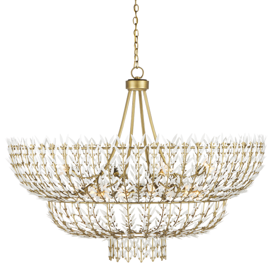 Currey & Co. Magnum Opus 56" Large 12-Light Chandelier 9000-1119