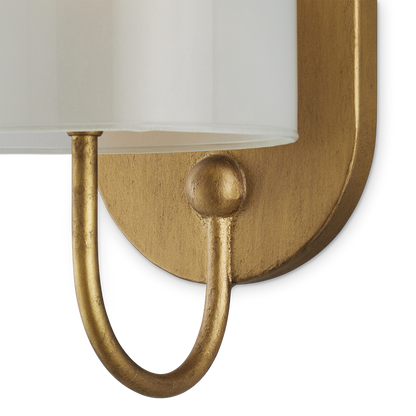 Currey & Co. Glacier Brass Wall Sconce 5800-0024