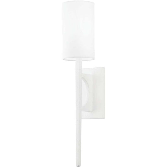 Troy Lighting 1 Light Wallace Wall Sconce in Gesso White B1041-GSW