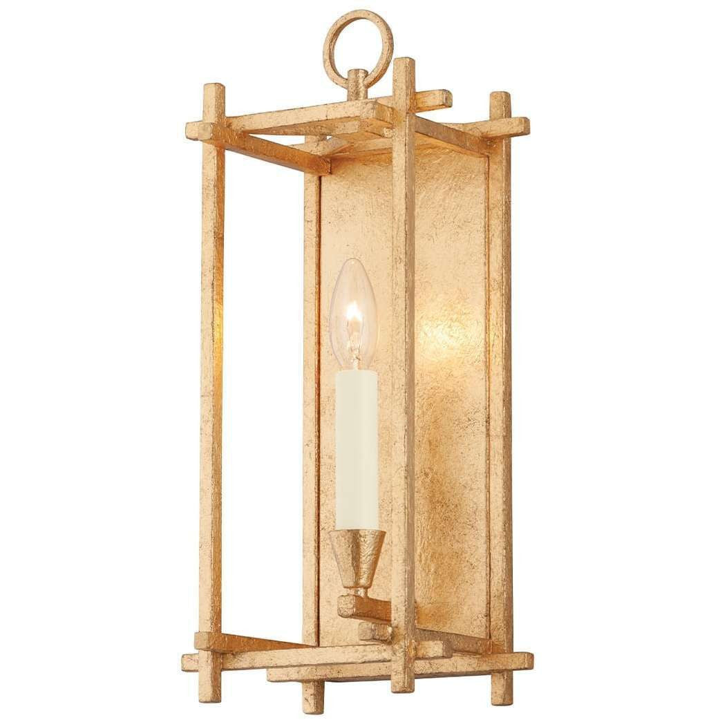 Troy Lighting 1 Light Huck Wall Sconce in Vintage Gold Leaf B1091-VGL