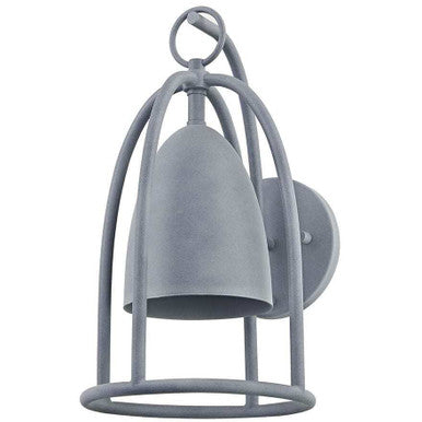 Troy Lighting 1 Light Wisteria Wall Sconce in Weathered Zinc B1101-WZN