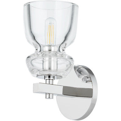 Troy Lighting 1 Light Trey Wall Sconce in Polished Nickel B1109-PN