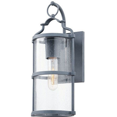 Troy Lighting 1 Light Burbank Wall Sconce in Weathered Zinc B1311-WZN