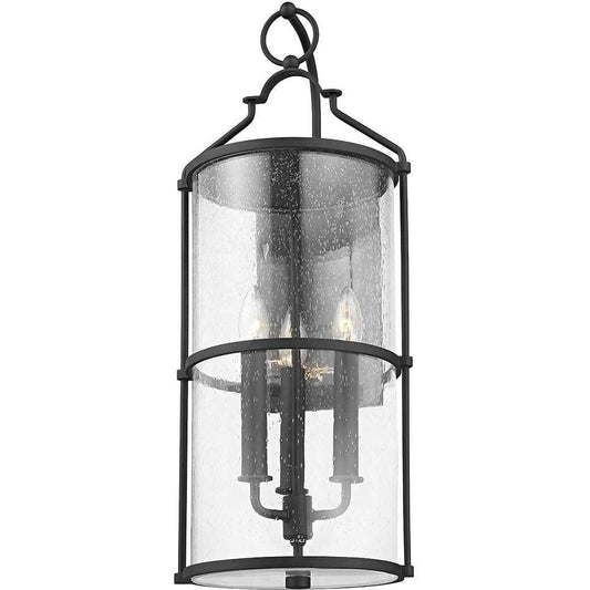 Troy Lighting 3 Light Burbank Wall Sconce in Textured Black B1313-TBK