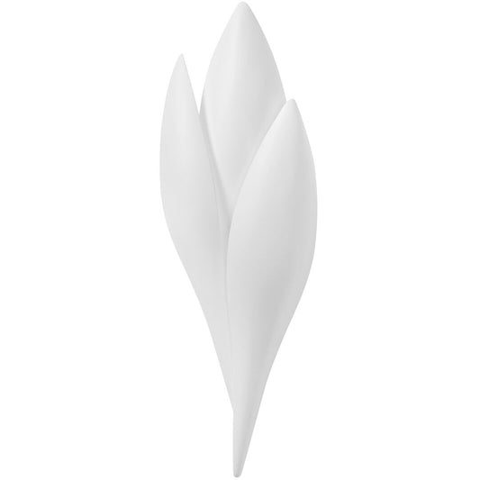 Troy Lighting 1 Light Rose Wall Sconce in Gesso White B1318-GSW